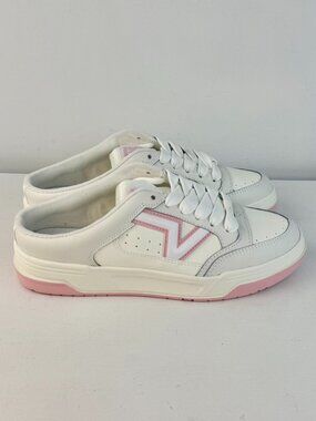 Men's 4.5, Women's 6 - VANS Upland Mule Shoe - Off White/Pink - 721356